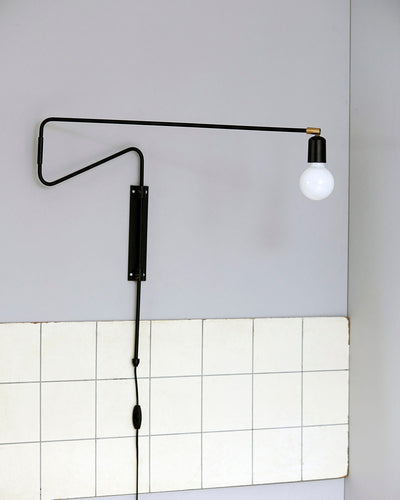 Elsoreth Modern Minimalist Swing Wall Lamp