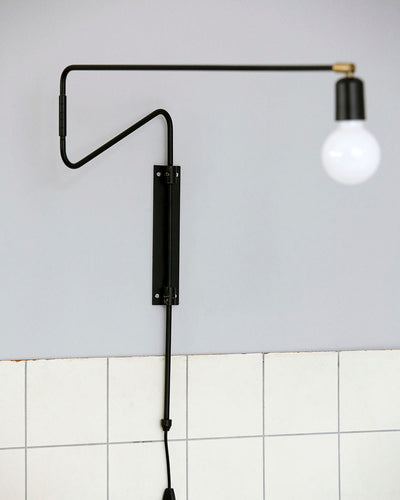 Elsoreth Modern Minimalist Swing Wall Lamp