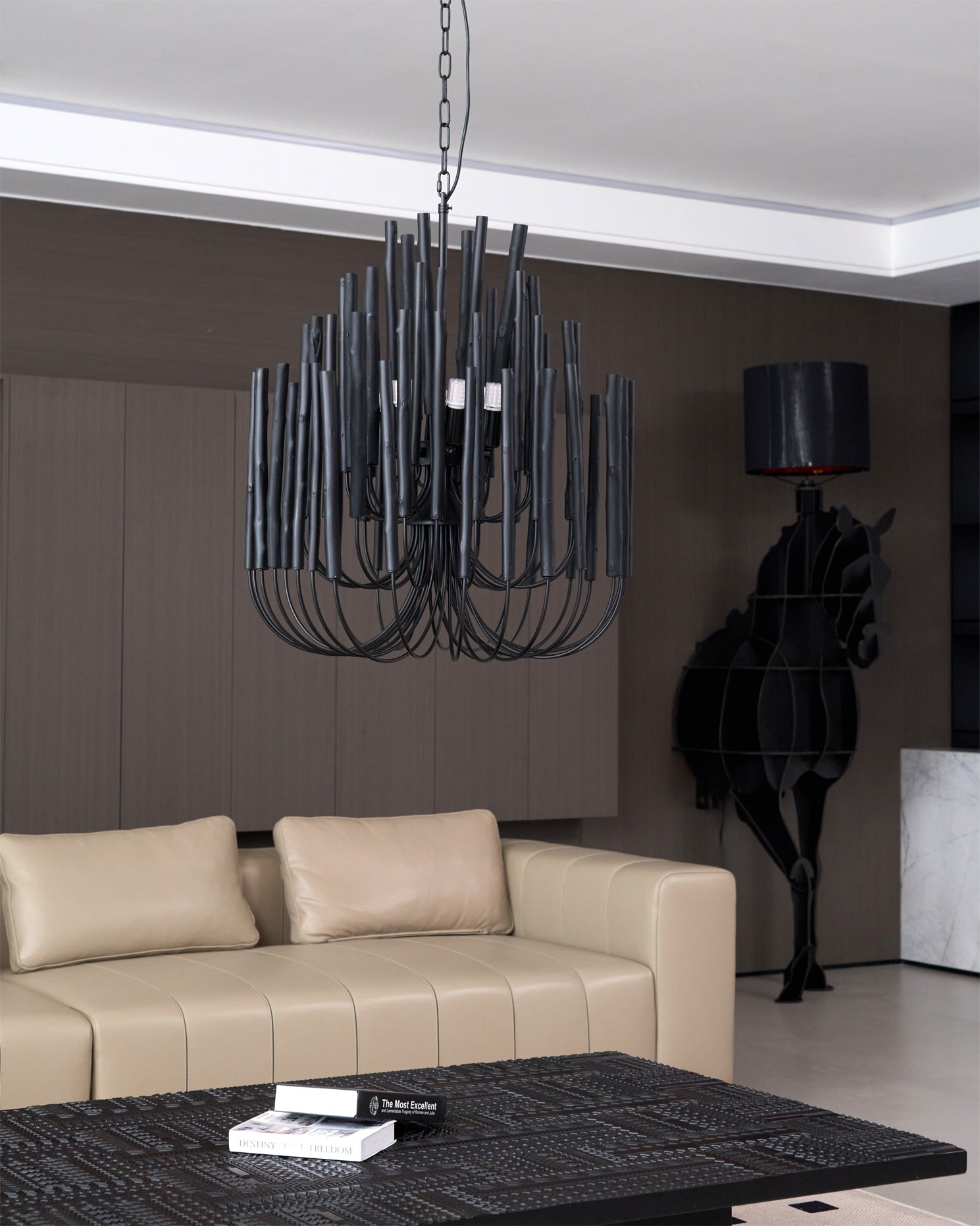 Ravenborne Wood Chandelier