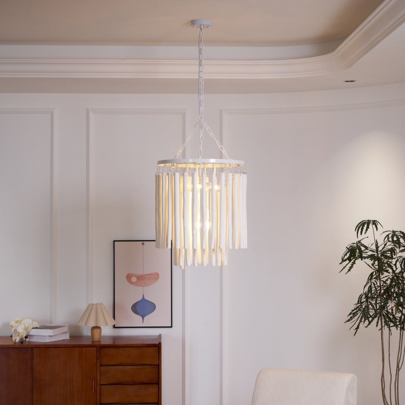 Ravenborne Wood Chandelier