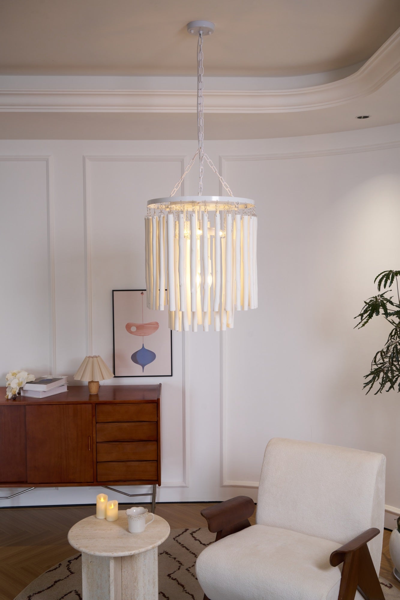 Ravenborne Wood Chandelier