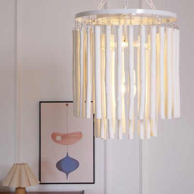 Nyphaiel Postmodern Luxury Wood Chandelier - Neutral Decor