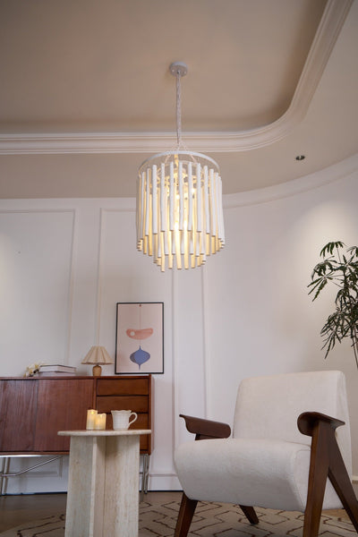 Ravenborne Wood Chandelier