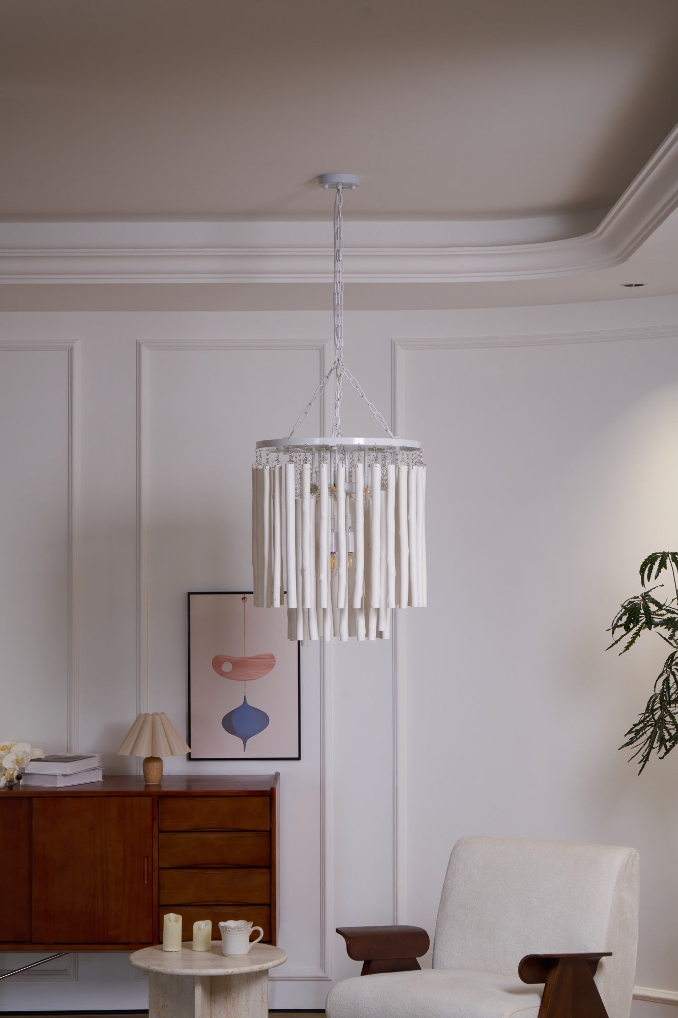 Ravenborne Wood Chandelier