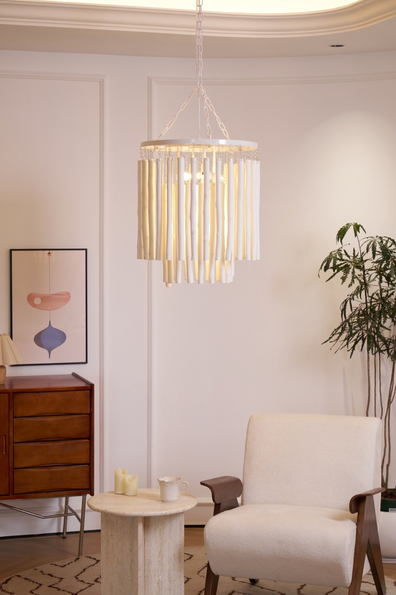 Ravenborne Wood Chandelier