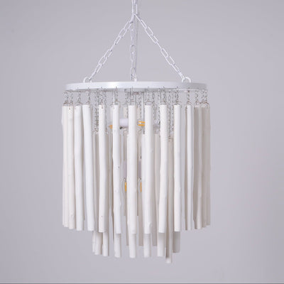 Nyphaiel Postmodern Luxury Wood Chandelier - Neutral Decor