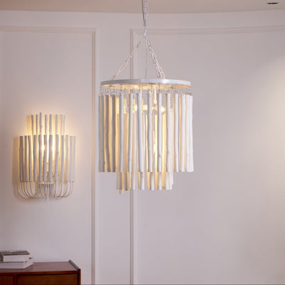 Nyphaiel Postmodern Luxury Wood Chandelier - Neutral Decor