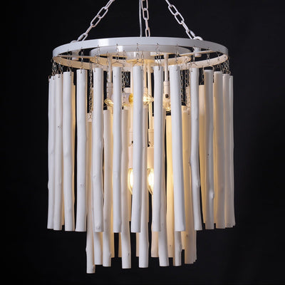 Nyphaiel Postmodern Luxury Wood Chandelier - Neutral Decor