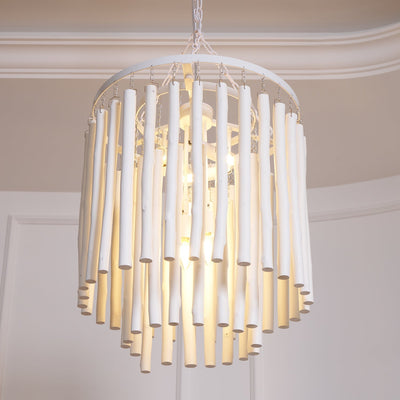 Nyphaiel Postmodern Luxury Wood Chandelier - Neutral Decor