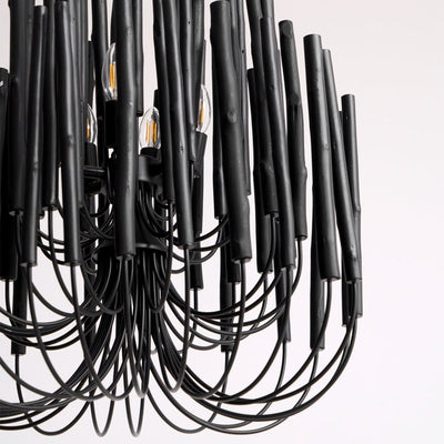 Nyphaiel Postmodern Luxury Wood Chandelier - Neutral Decor