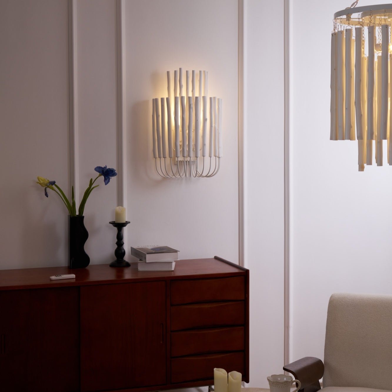 Vasilora Individual Creativity Art Wood Wall Lamp