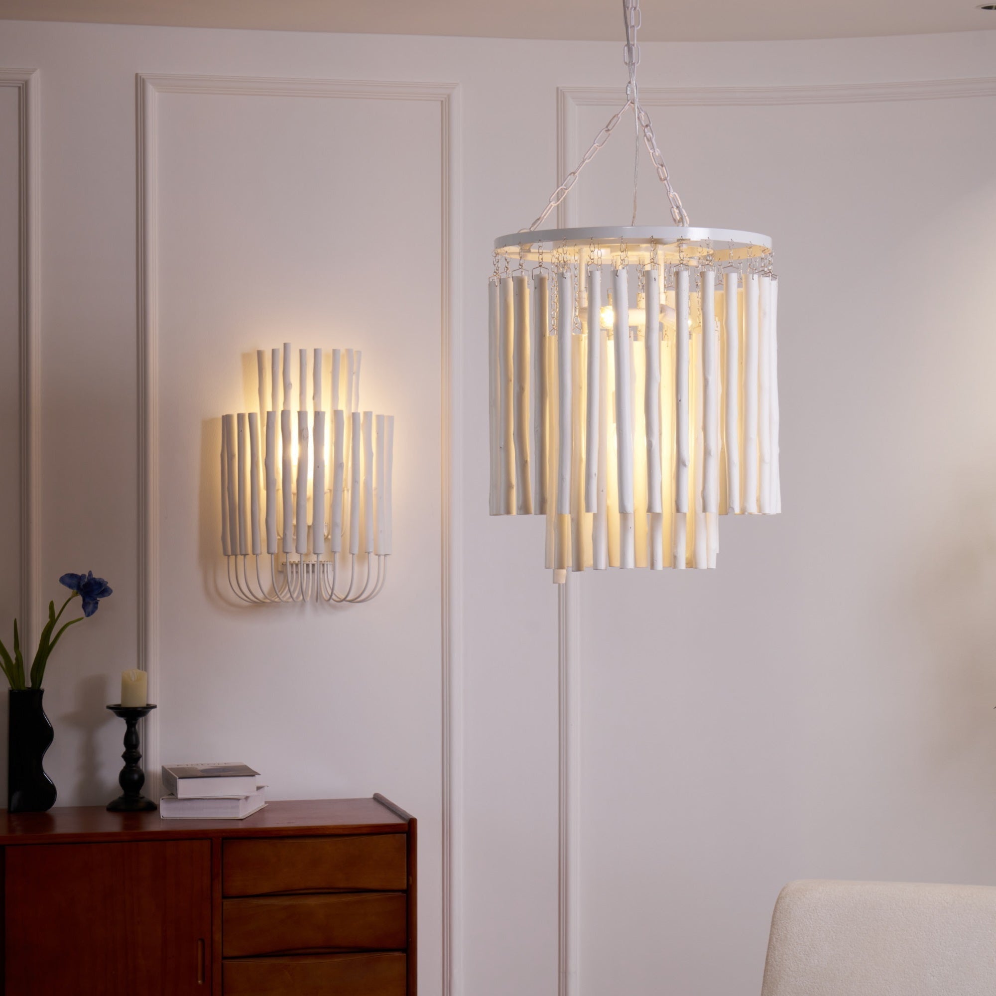 Vasilora Individual Creativity Art Wood Wall Lamp