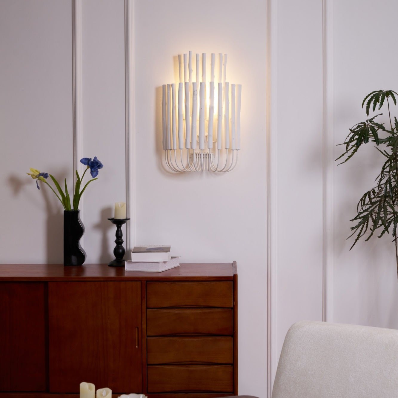 Vasilora Individual Creativity Art Wood Wall Lamp