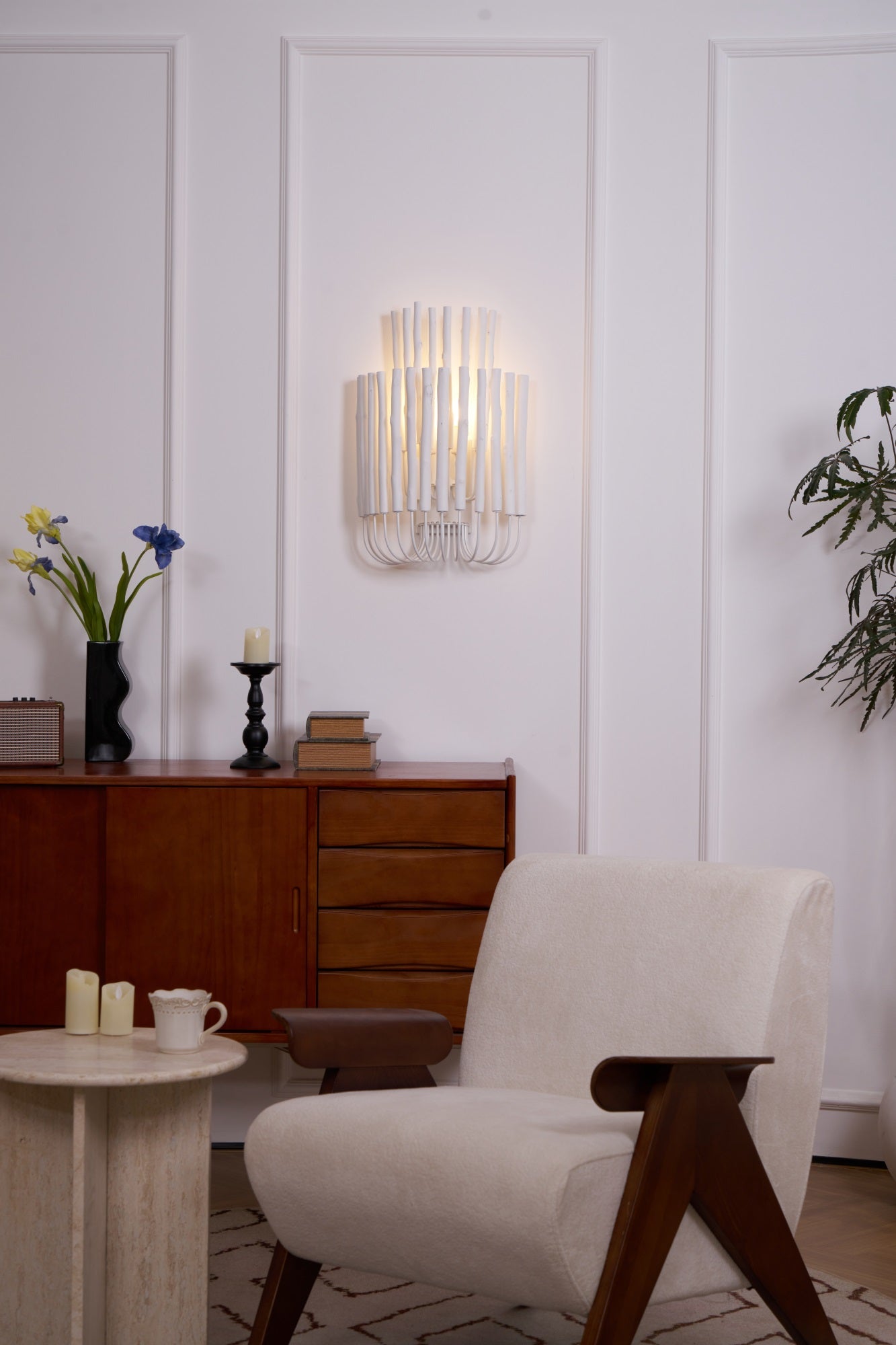 Vasilora Individual Creativity Art Wood Wall Lamp