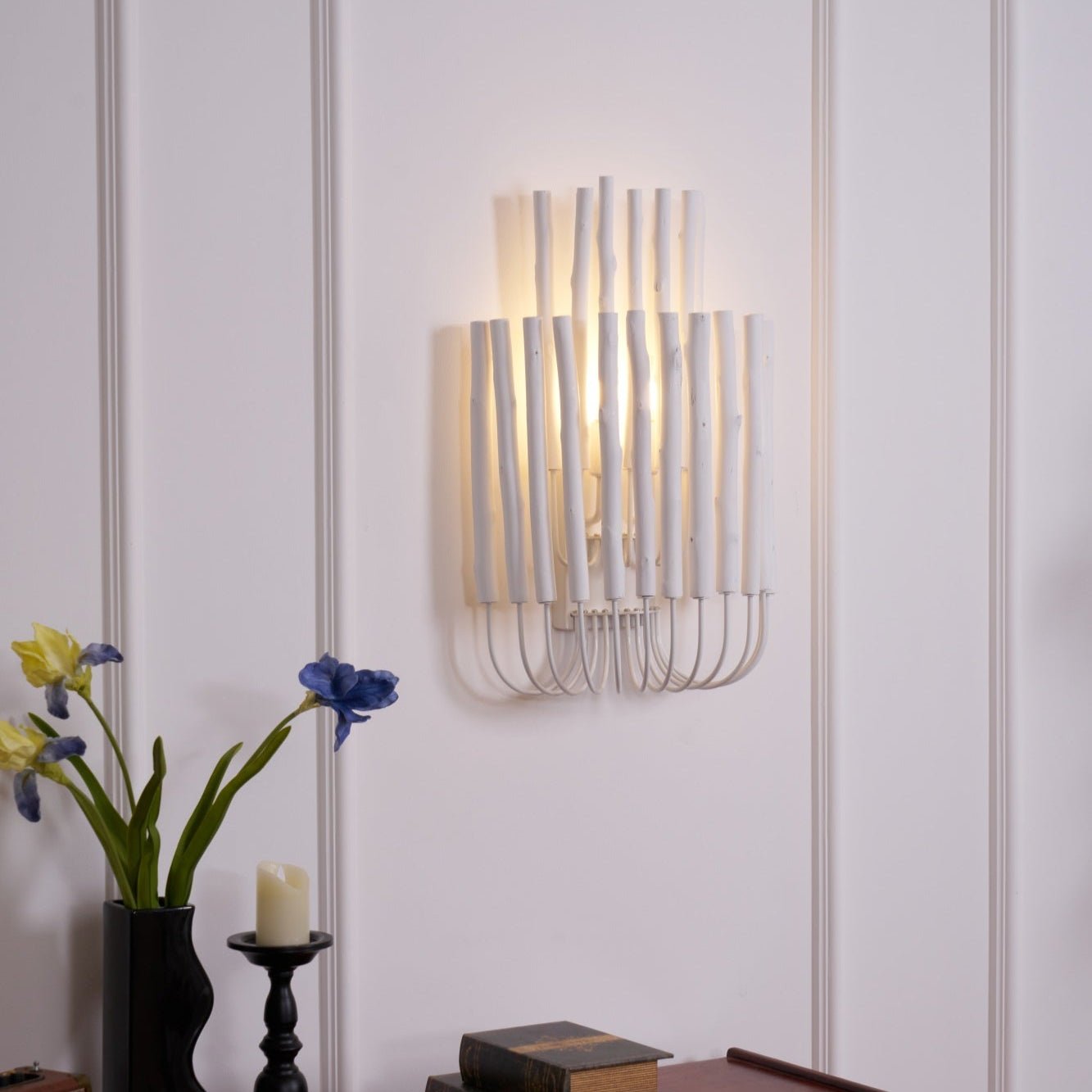 Vasilora Individual Creativity Art Wood Wall Lamp