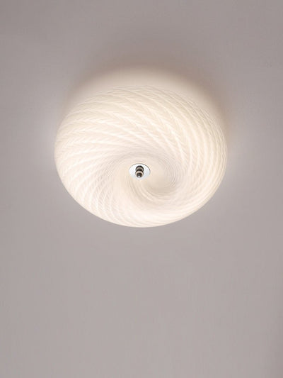 Swirl Glass Flush Mount