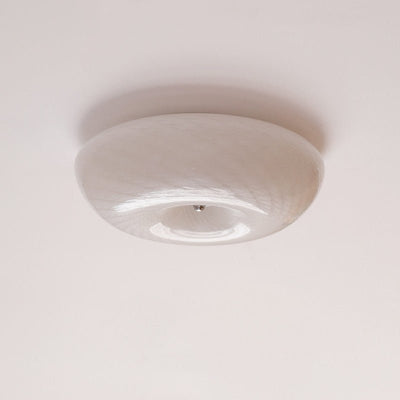 Swirl Glass Flush Mount