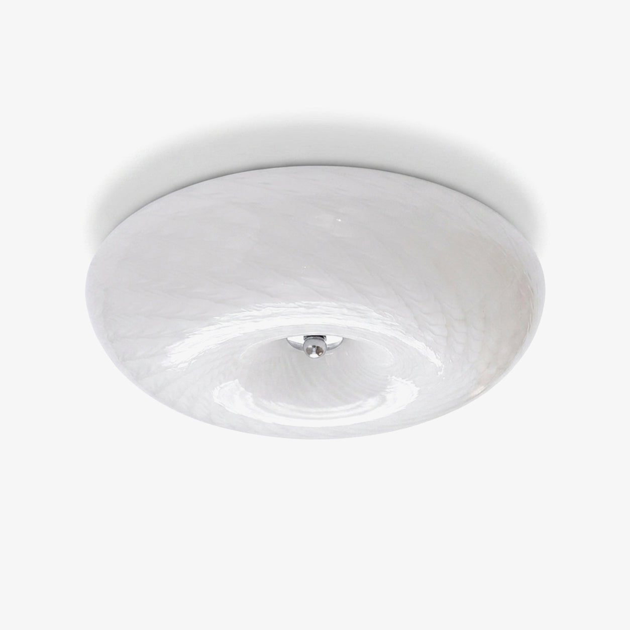 Swirl Glass Flush Mount