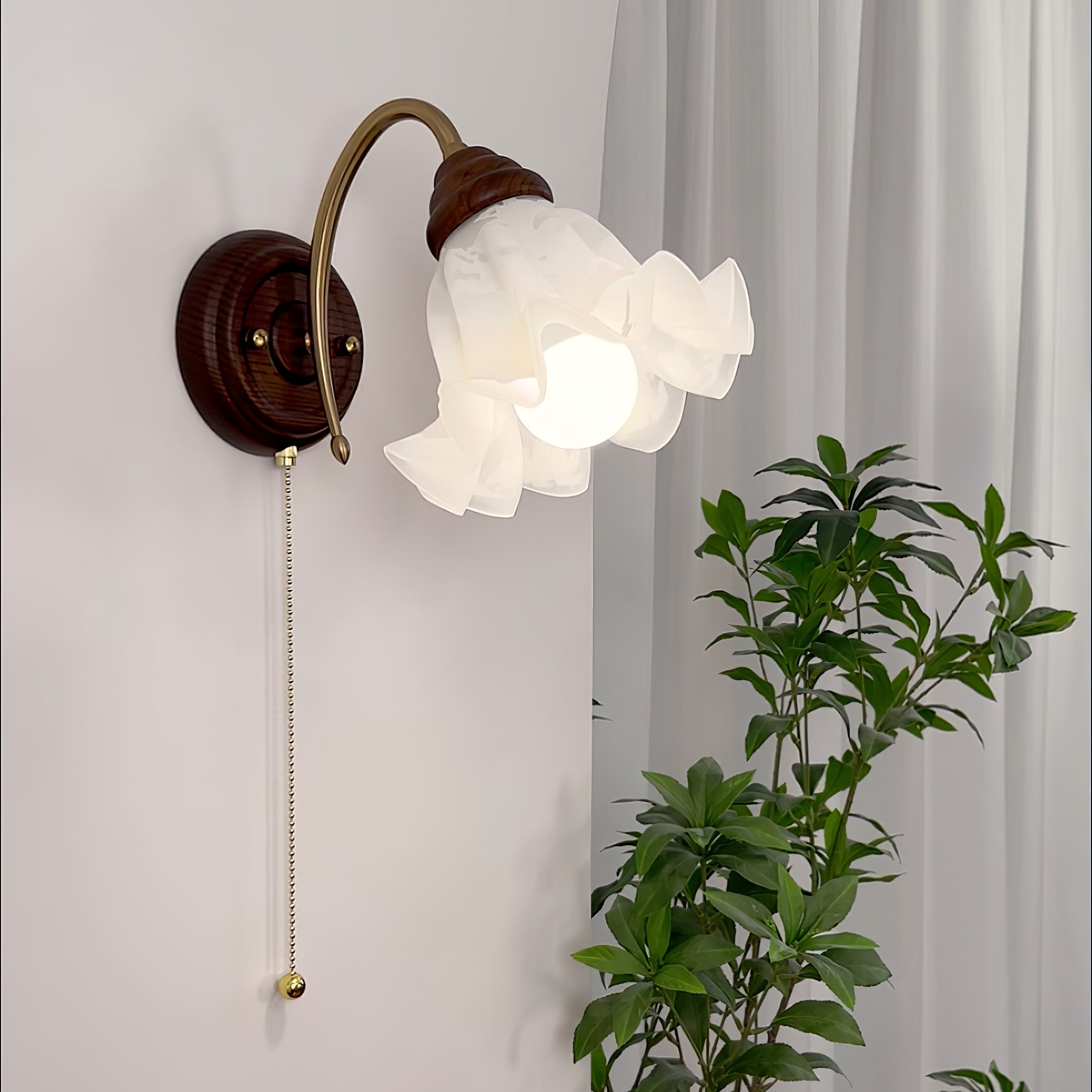 Civenan Nordic Elegance Art Glass Wall Lamp