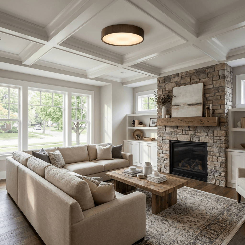 Miriena Pure Timber Ceiling Lamp