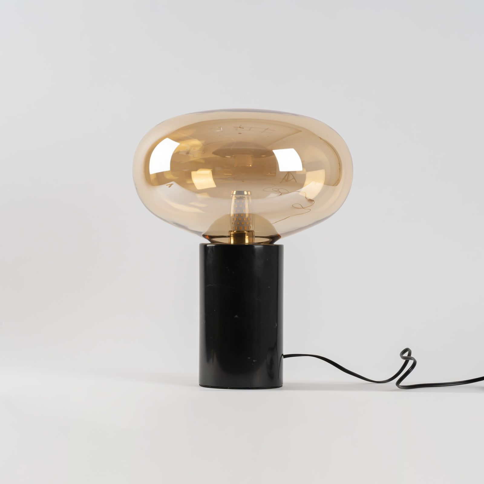 Rova Marble Industrial Table Lamp - Neutral Decor