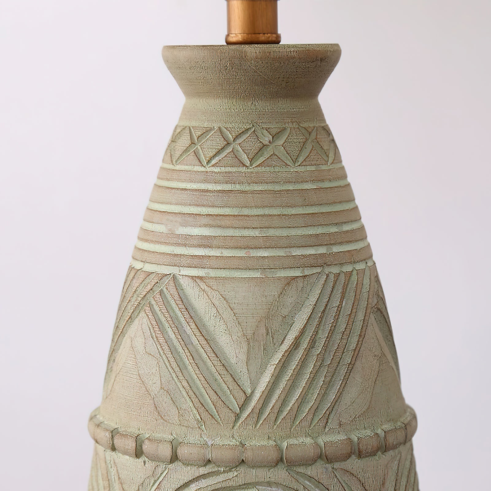 Zyra Rustic Wood Table Lamp