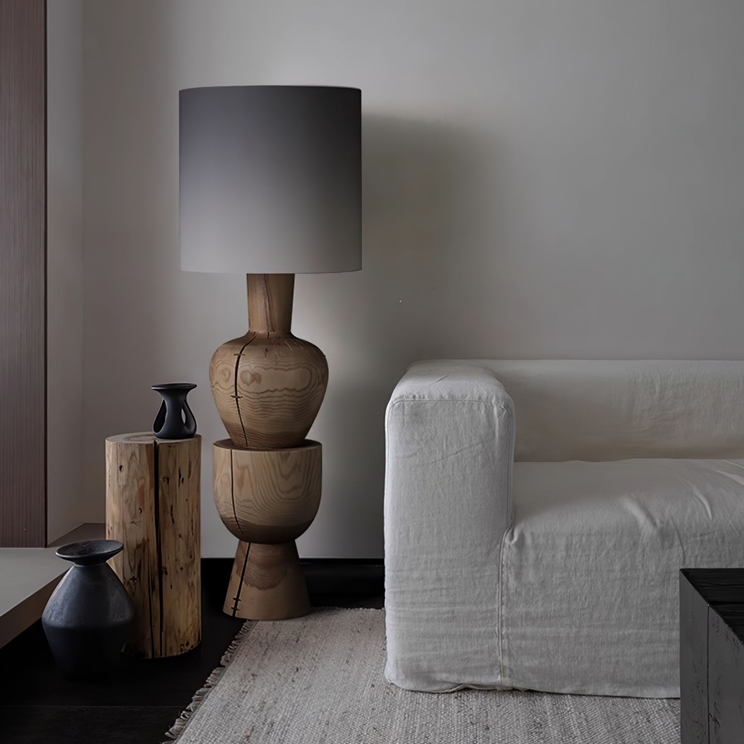 Flynis Wooden Table Lamp