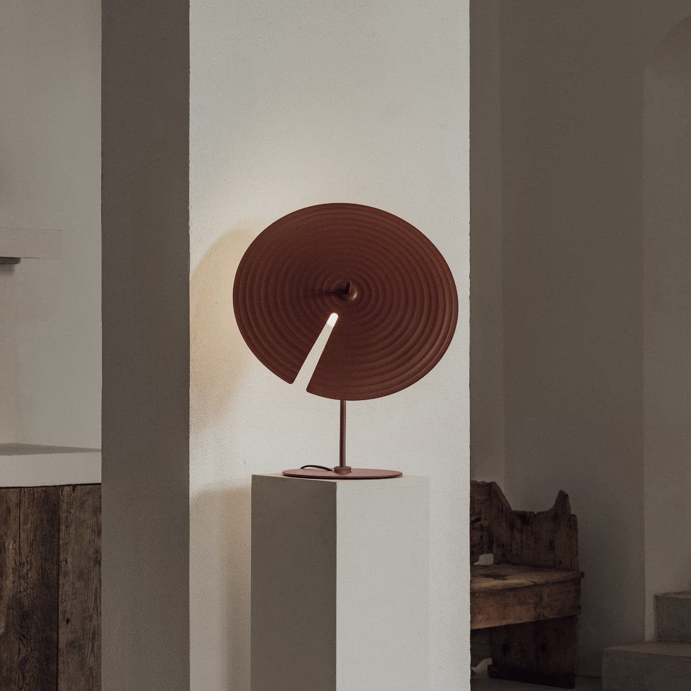 Vortex Modern Aluminum Table Lamp