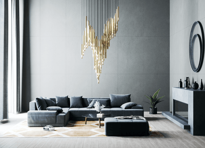 Rivinian Orchestral Cascade Chandelier