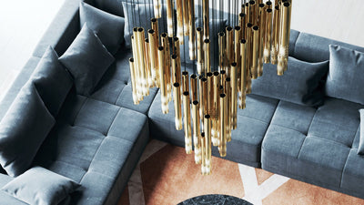 Rivinian Orchestral Cascade Chandelier