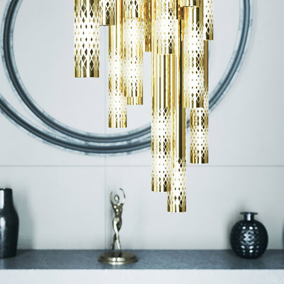 Rivinian Orchestral Cascade Chandelier