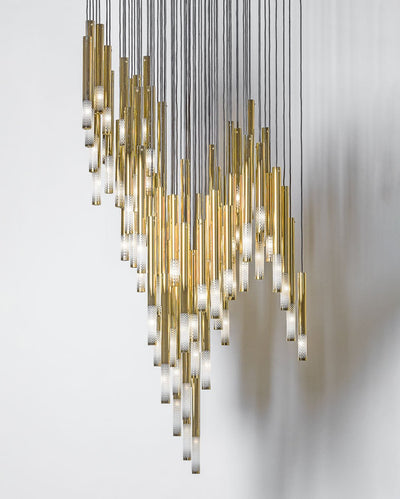 Rivinian Orchestral Cascade Chandelier