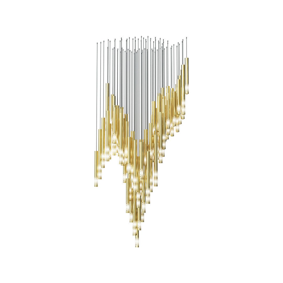 Rivinian Orchestral Cascade Chandelier