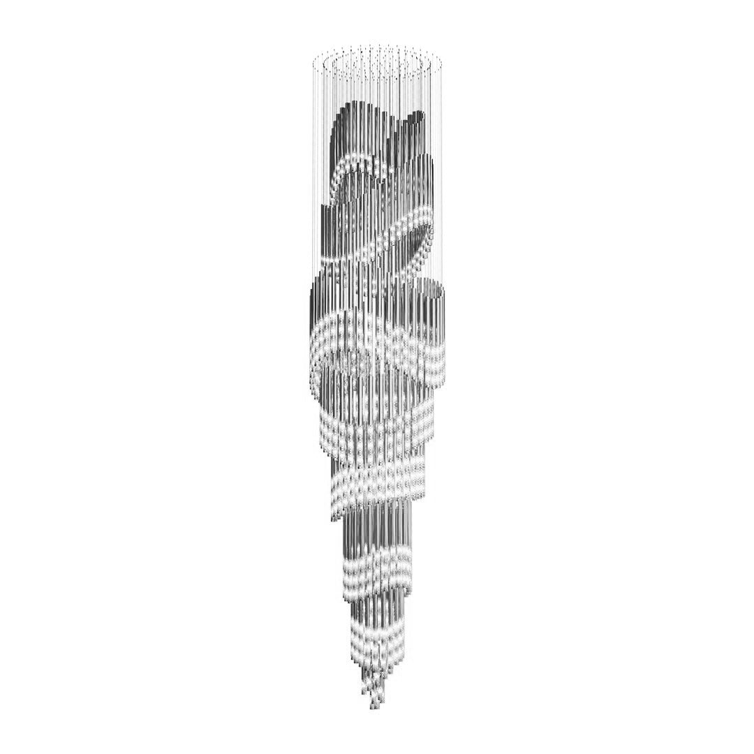 Rivinian Orchestral Cascade Chandelier