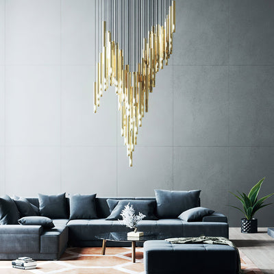 Rivinian Orchestral Cascade Chandelier