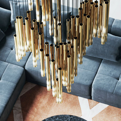 Rivinian Orchestral Cascade Chandelier