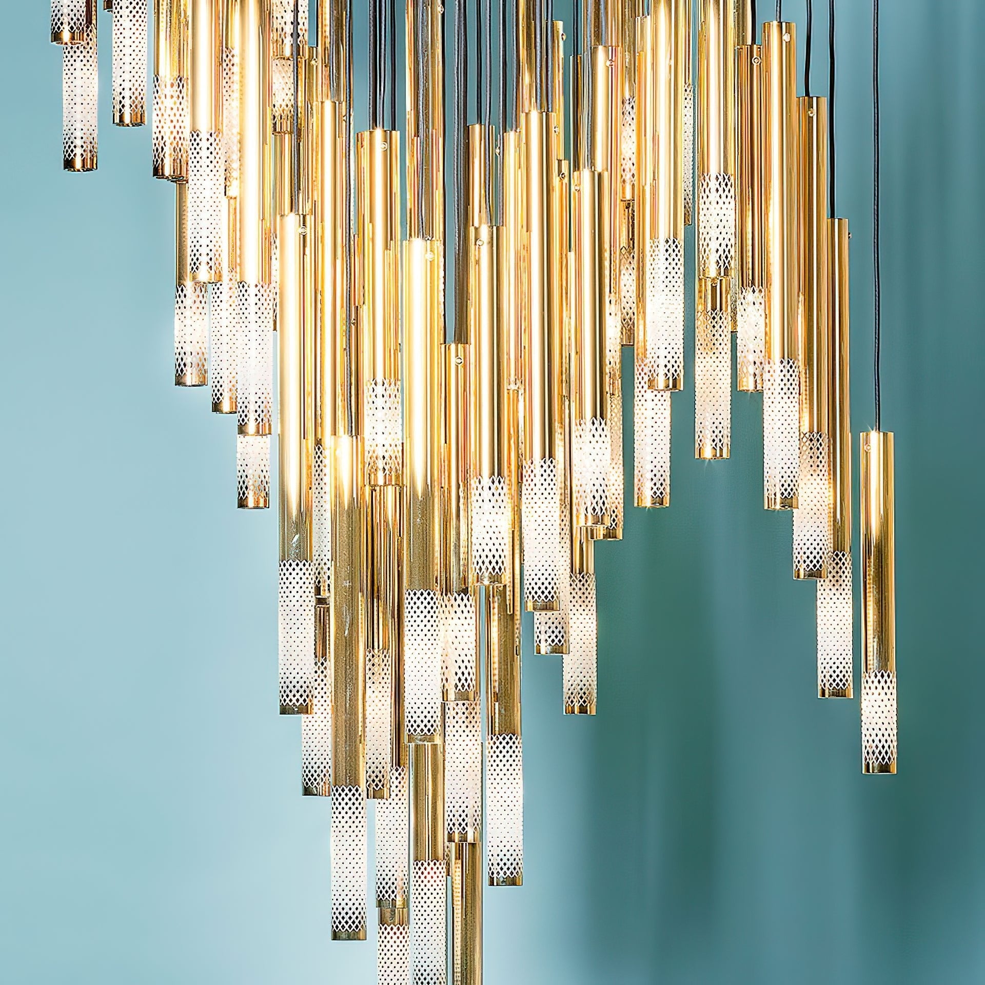 Rivinian Orchestral Cascade Chandelier