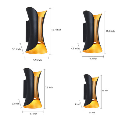 Sunshine Modern Aluminum Wall Light