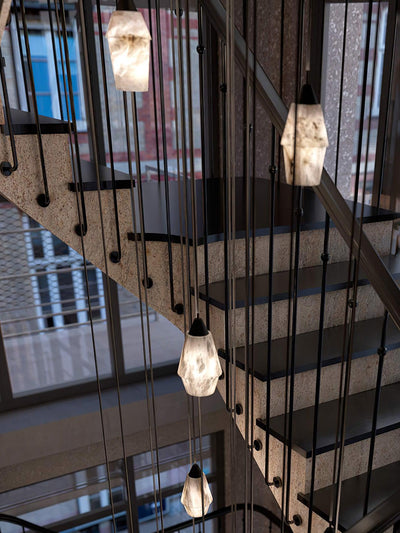Aurevin Alabaster Cluster Chandelier