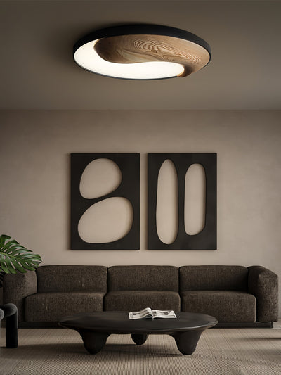 Ivelor Modern Minimalist Balance Wood Ceiling Light
