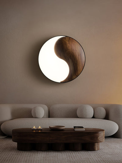 Ivelor Modern Minimalist Balance Wood Ceiling Light