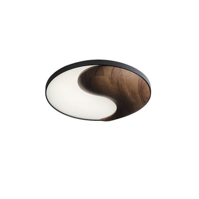 Ivelor Modern Minimalist Balance Wood Ceiling Light