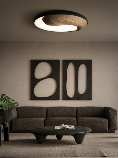 Ivelor Modern Minimalist Balance Wood Ceiling Light