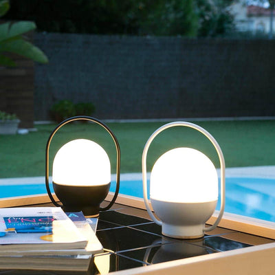 Orb Modern Glass Table Lamp