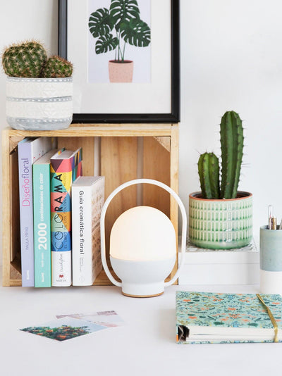 Orb Modern Glass Table Lamp