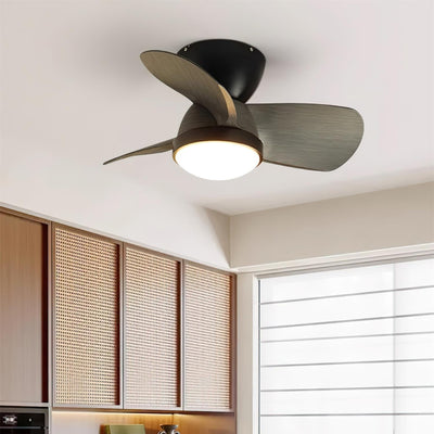 Rinerel Modern Wood Ceiling Fan Light