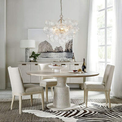 Talia Chandelier Glass Sphere Cascade - Neutral Decor