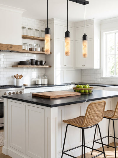 Loxcombe Alabaster Pendant Light