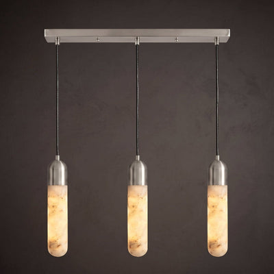 Loxcombe Alabaster Pendant Light