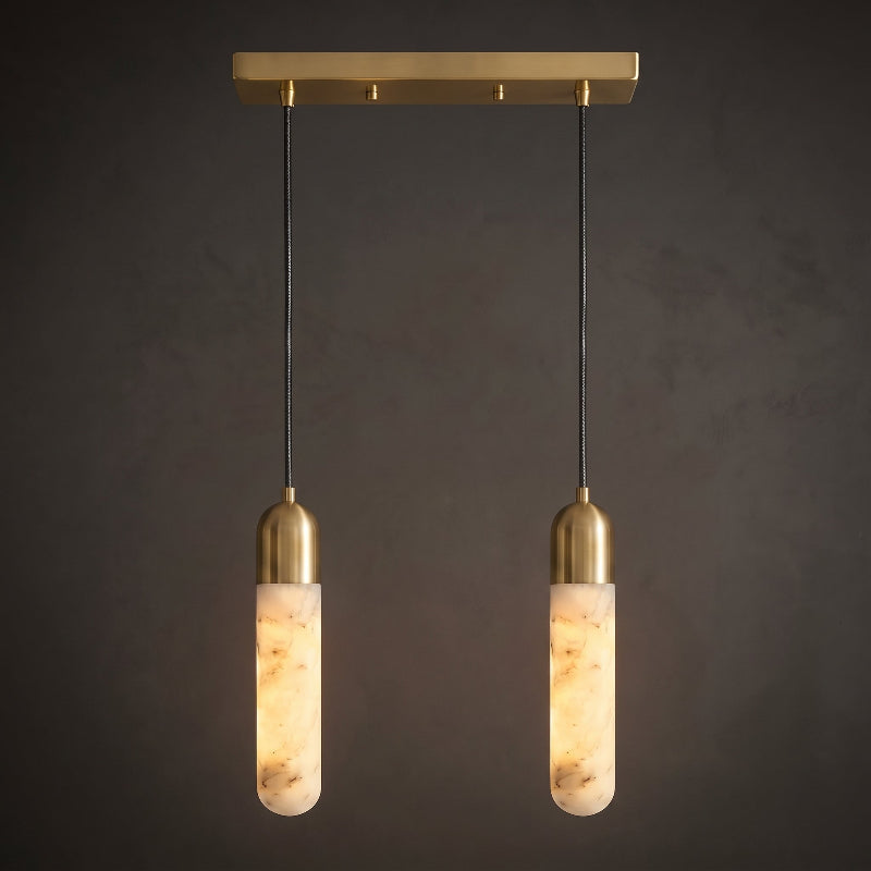 Loxcombe Alabaster Pendant Light